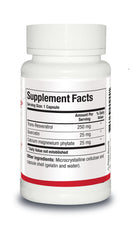 ResveraSirt HP capsules on a white background