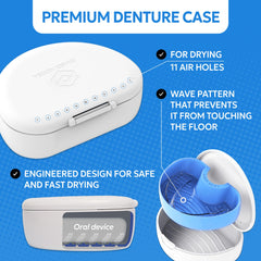 Portable retainer case designed for travel