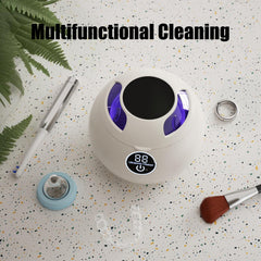 User selecting cleaning mode