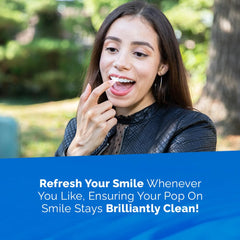 4-month supply of individually wrapped retainer cleaner tablets