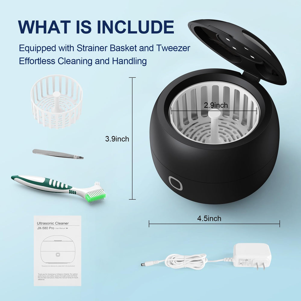 Usage guide for the Upgraded Ultrasonic Retainer Cleaner