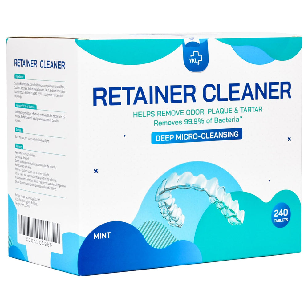 Box of Retainer & Denture Cleaner Tablets - 240 count