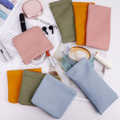 RETON glasses case olive green travels light and organized.