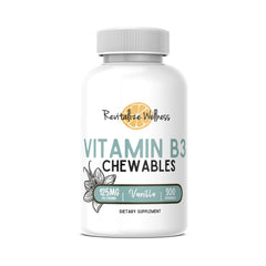 Revitalize Wellness Vitamin B3 Chewables Vanilla flavor bottle front view
