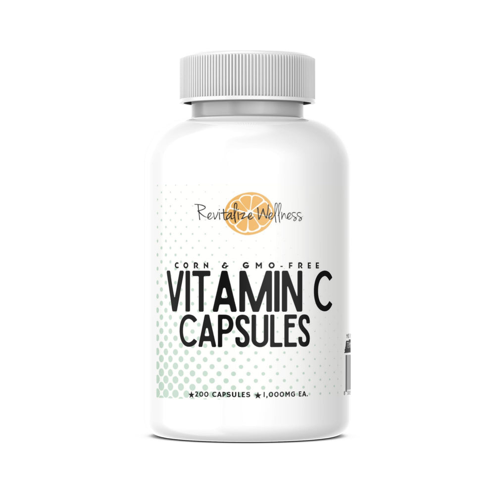 Hero image of Revitalize Wellness Vitamin C Capsules bottle