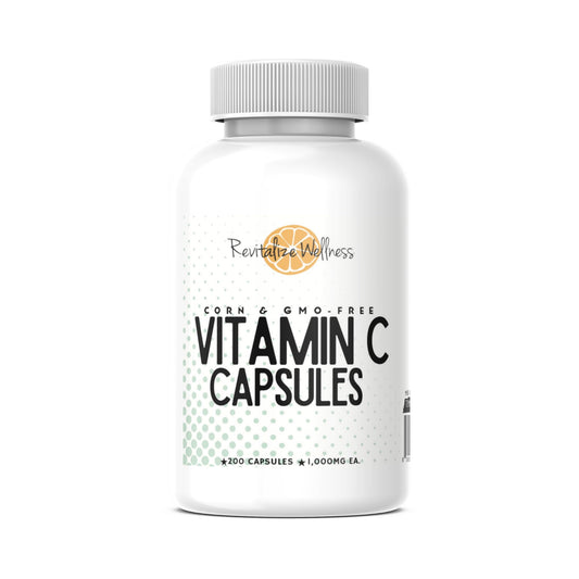Hero image of Revitalize Wellness Vitamin C Capsules bottle