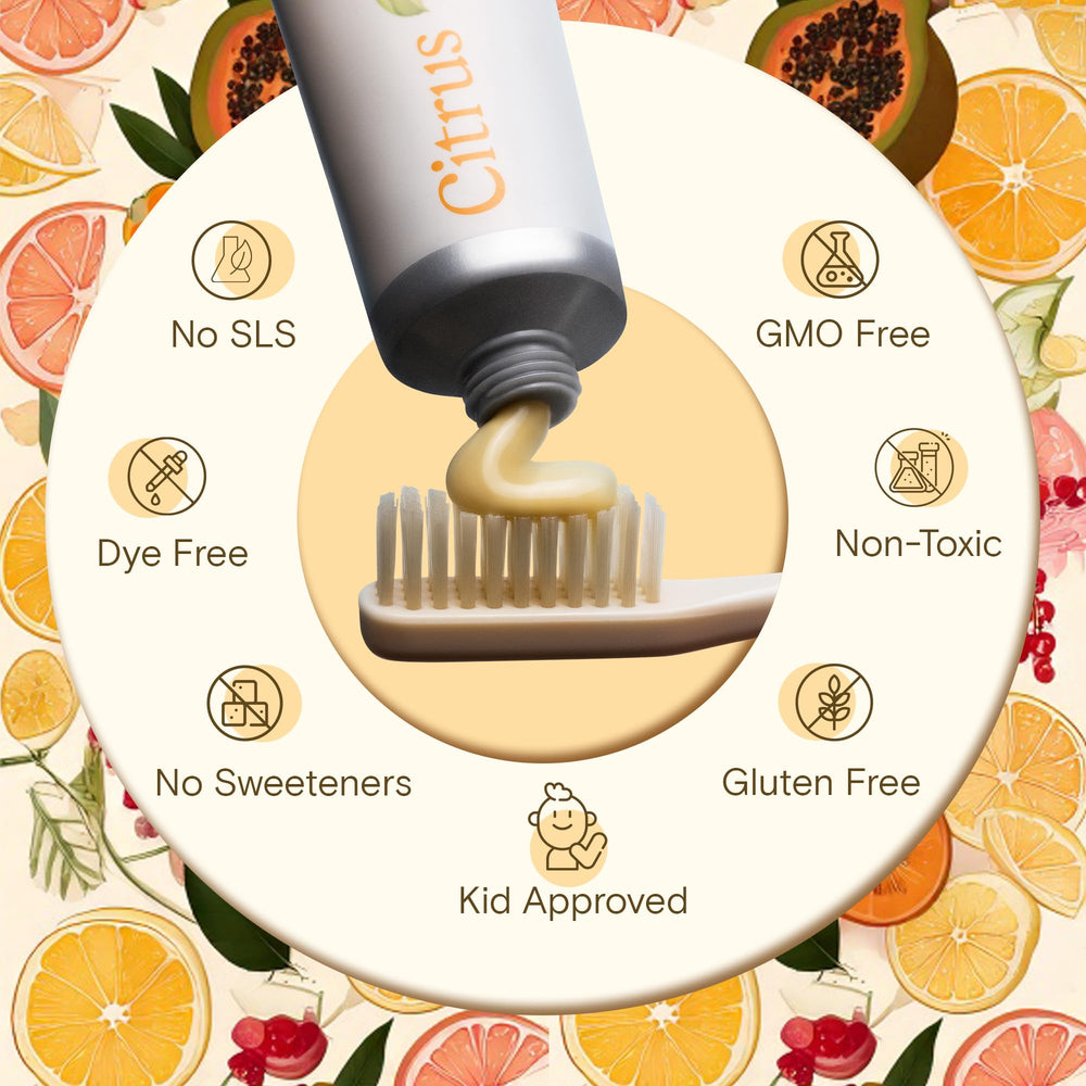 Pack of 5 Revitin toothpaste tubes