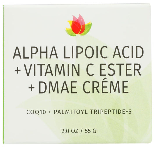 Reviva Labs Alpha Lipoic Acid Vitamin C Ester DMAE Creme bottle