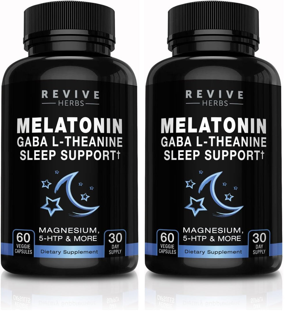 Revive Herbs Melatonin GABA L-Theanine bottle label