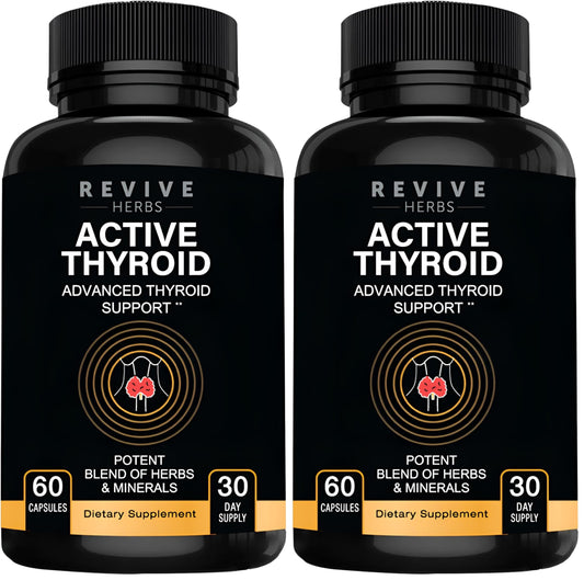 Revive Herbs Thyroid Support bottle with 60 capsules