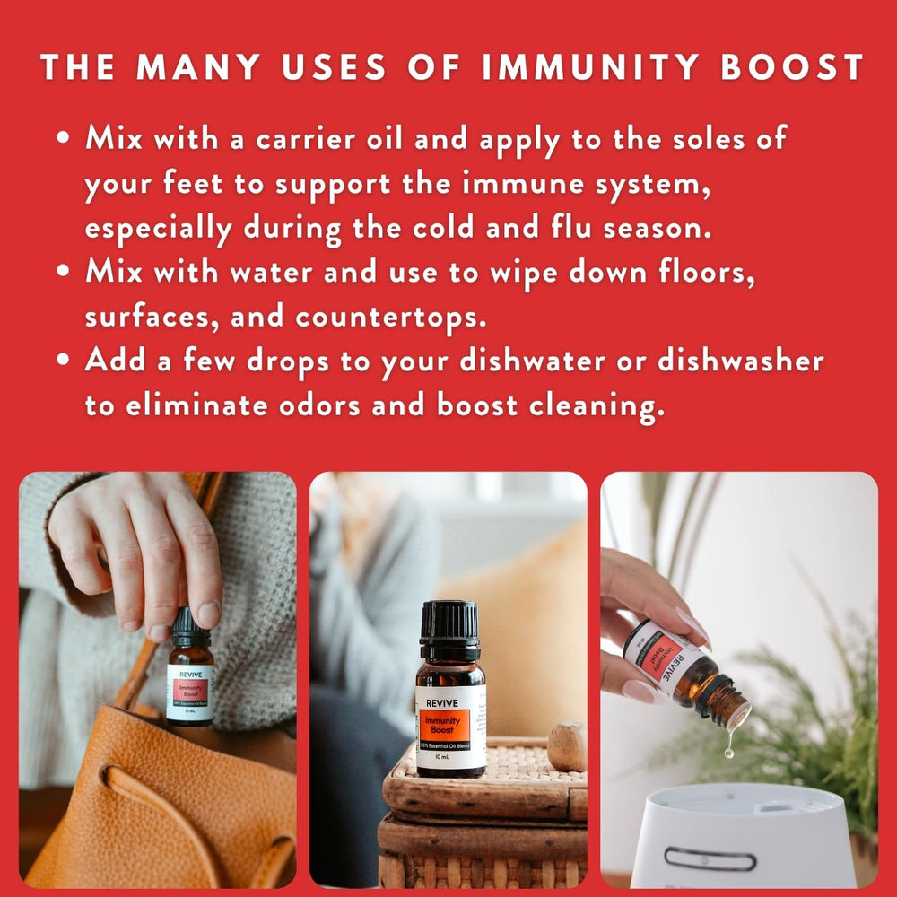 Immunity Boost oil being used for massage