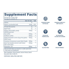 GI Plus powder scoop with 5.5 g serving size