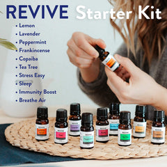 Lemon essential oil bottle from REVIVE Starter Kit