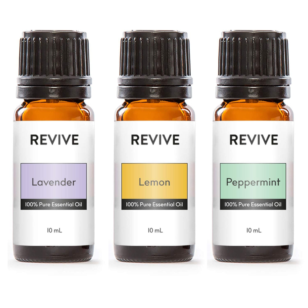 Revive Top 3 Essential Oils Kit – 10ml bottles