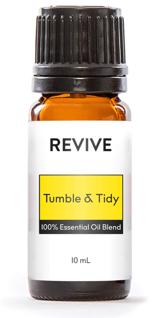 Bottle of REVIVE Tumble & Tidy essential oil blend