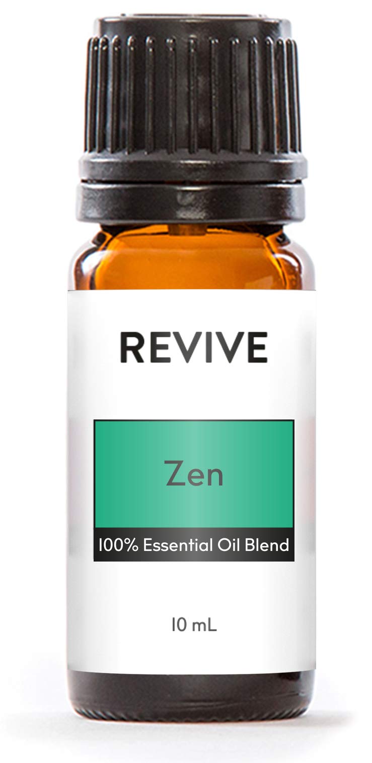 Zen Essential Oil Blend bottle with dropper