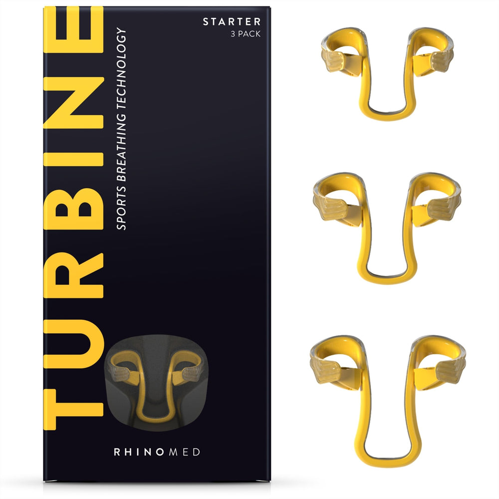 Rhinomed Turbine trial 3pk pack for easy airflow during workouts