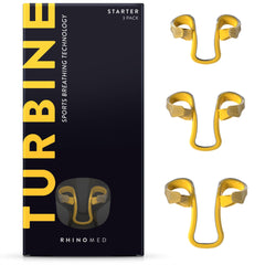 Rhinomed Turbine trial 3pk pack for easy airflow during workouts