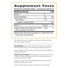 Rhizinate bottle with product label