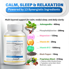 Rhodiola, Lemon Balm, and Ashwagandha blend for stress support