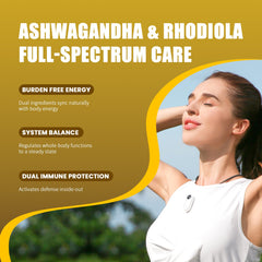 Rhodiola Rosea capsules label close-up