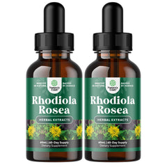 High Potency Rhodiola Rosea tincture bottle with label