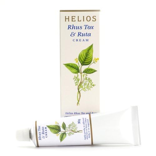 Rhus Tox and Ruta Cream ingredients with ginger essential oil