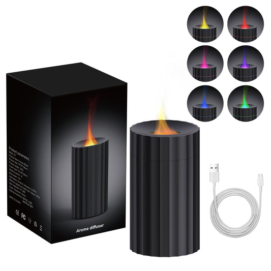 Rican car diffuser in black cylindrical design