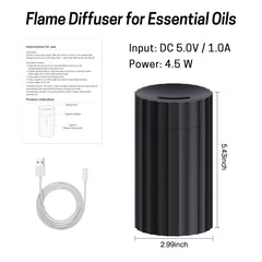 USB Type-C car diffuser with 100ml tank and mist