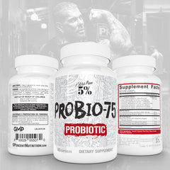 CFU infographic highlighting 14 probiotic strains and gut health benefits