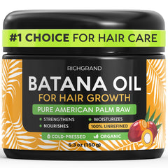 RICHGRAND Batana Oil bottle pour for easy scalp application.