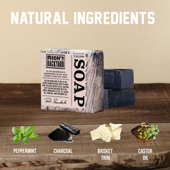 RICH'S BACKYARD sustainable small-batch production label for quality you can feel