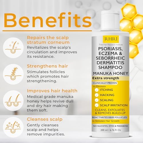 Rida Hair Research Institute antifungal psoriasis shampoo foam for scalp application.