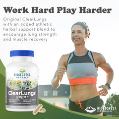 Lung health and oxygen support concept for ClearLungs Sport