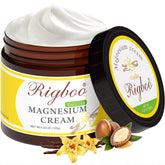 RIGBOO Magnesium Cream bottle with Vanilla scent for sleep support