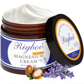 RIGBOO Magnesium Lotion Lavender bottle on white background