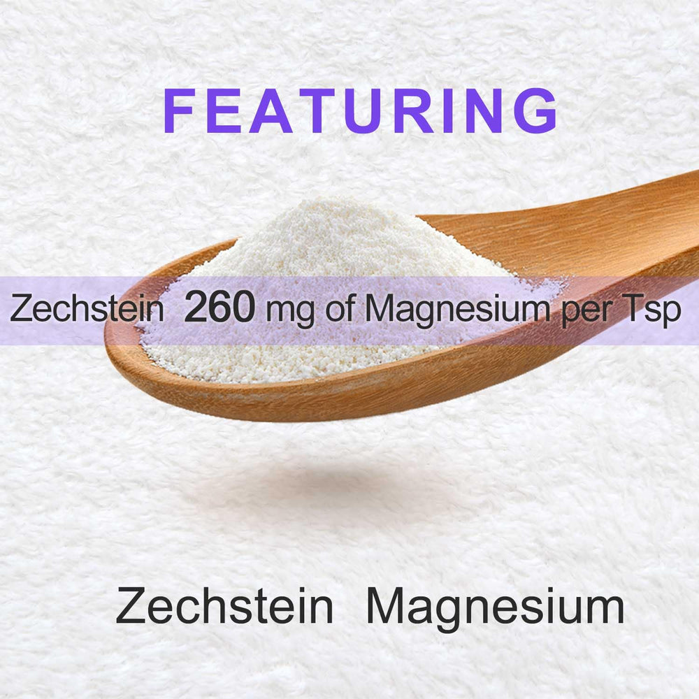 Relaxing lavender nighttime scene with magnesium lotion