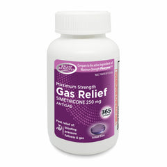 RIGHT REMEDIES Gas Relief bottle front shows quick, on-the-go gas relief options.