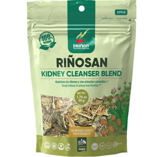 Riñosan Kidney Cleanse tea bags – 1.8 oz loose-leaf