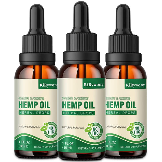 RiRywony Health Hemp Oil 3-Pack front view