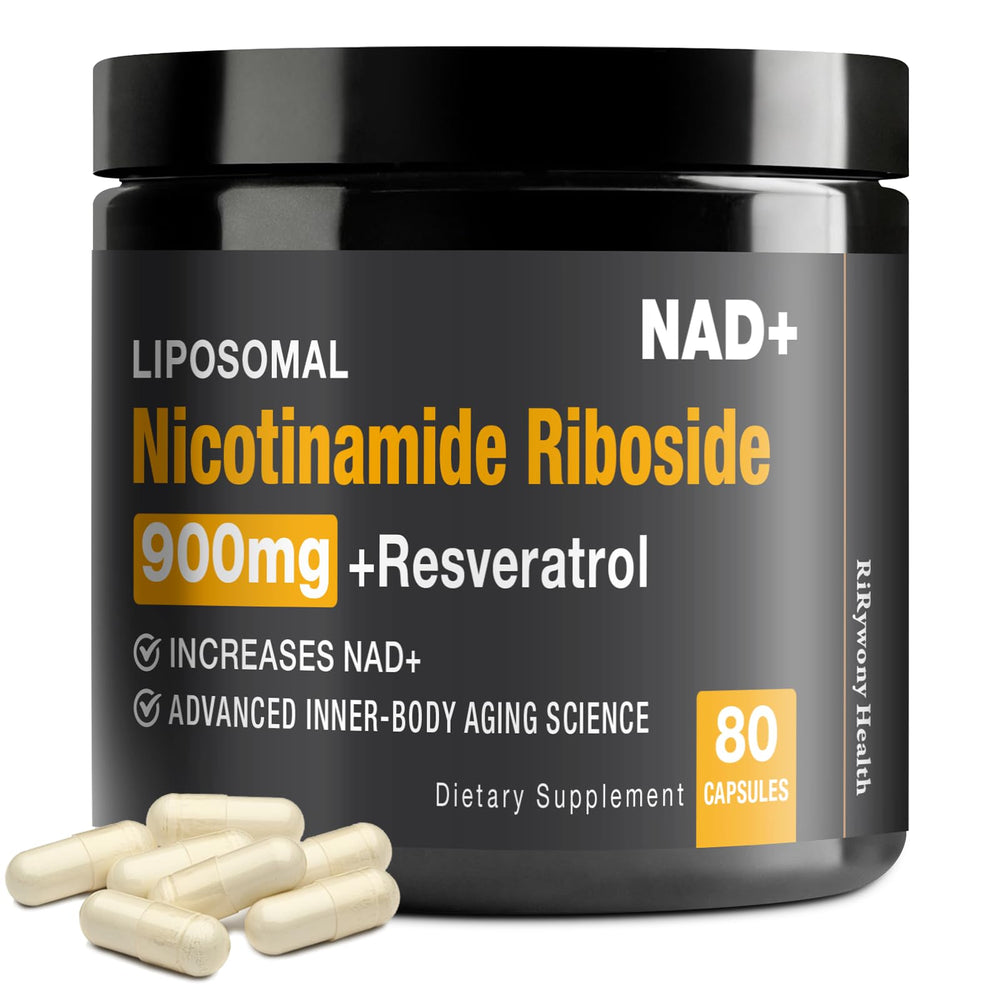 RiRywony NAD supplement bottle on a white background