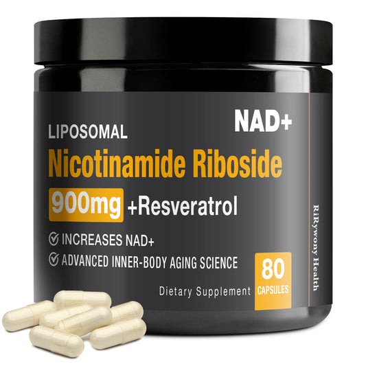 RiRywony NAD supplement bottle on a white background
