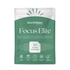 Rise & Shine Focus Elite patches box and blister pack