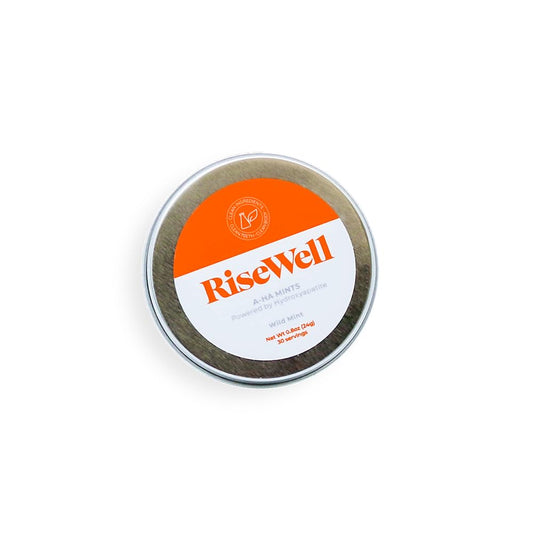 RiseWell a-HA Mint packaging front - 30 count