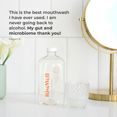 RiseWell Balancing Mouthwash packaging