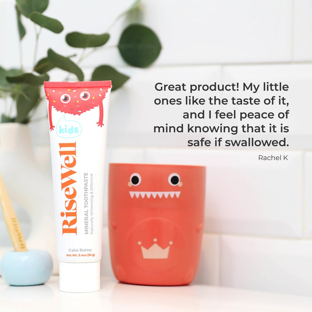 Per-pack RiseWell toothpaste with tub and box