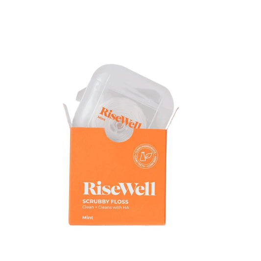 RiseWell Scrubby Floss product shot