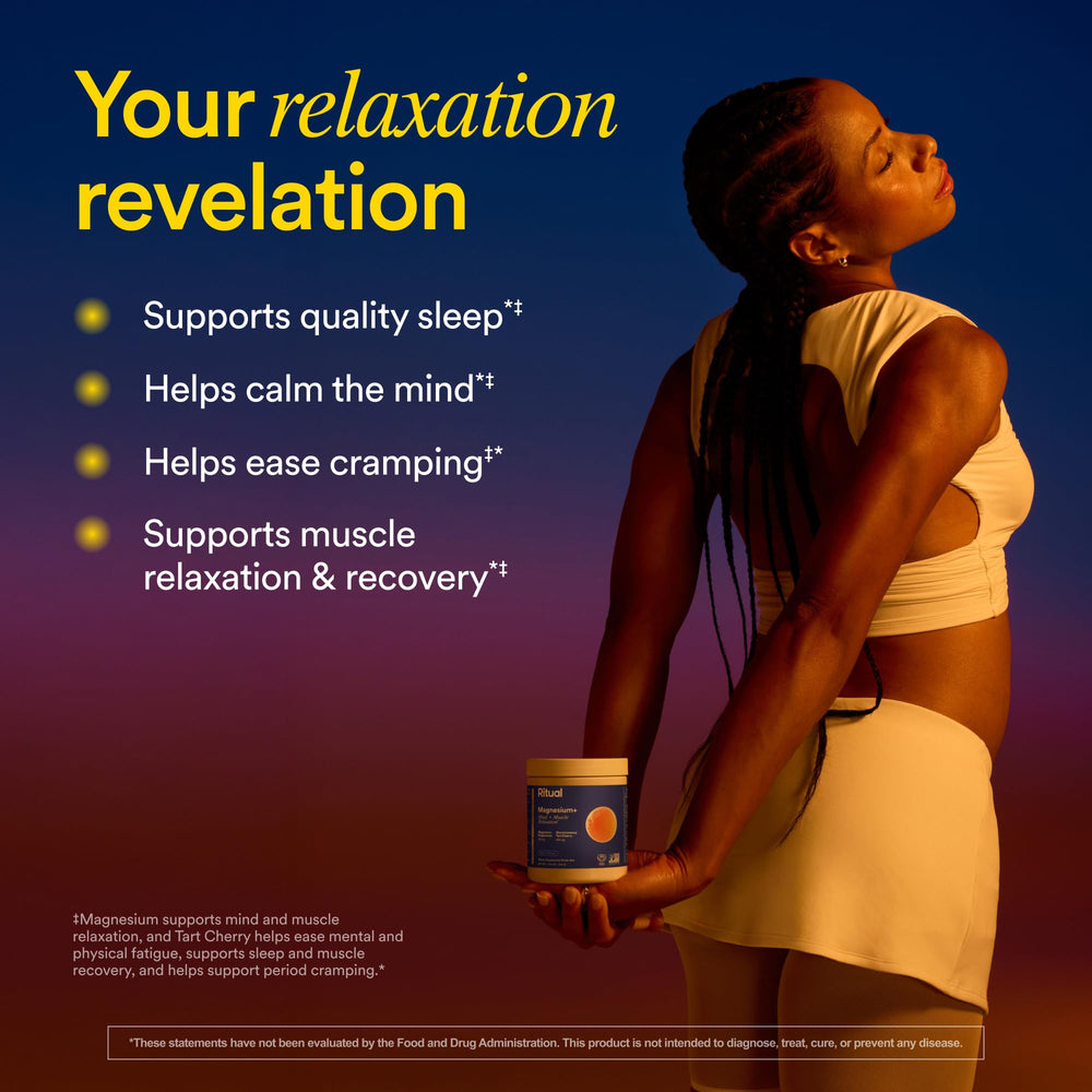 Ingredient panel for Ritual Magnesium+ Drink Mix