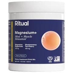 Ritual Magnesium+ Drink Mix bottle with Tart Cherry flavor