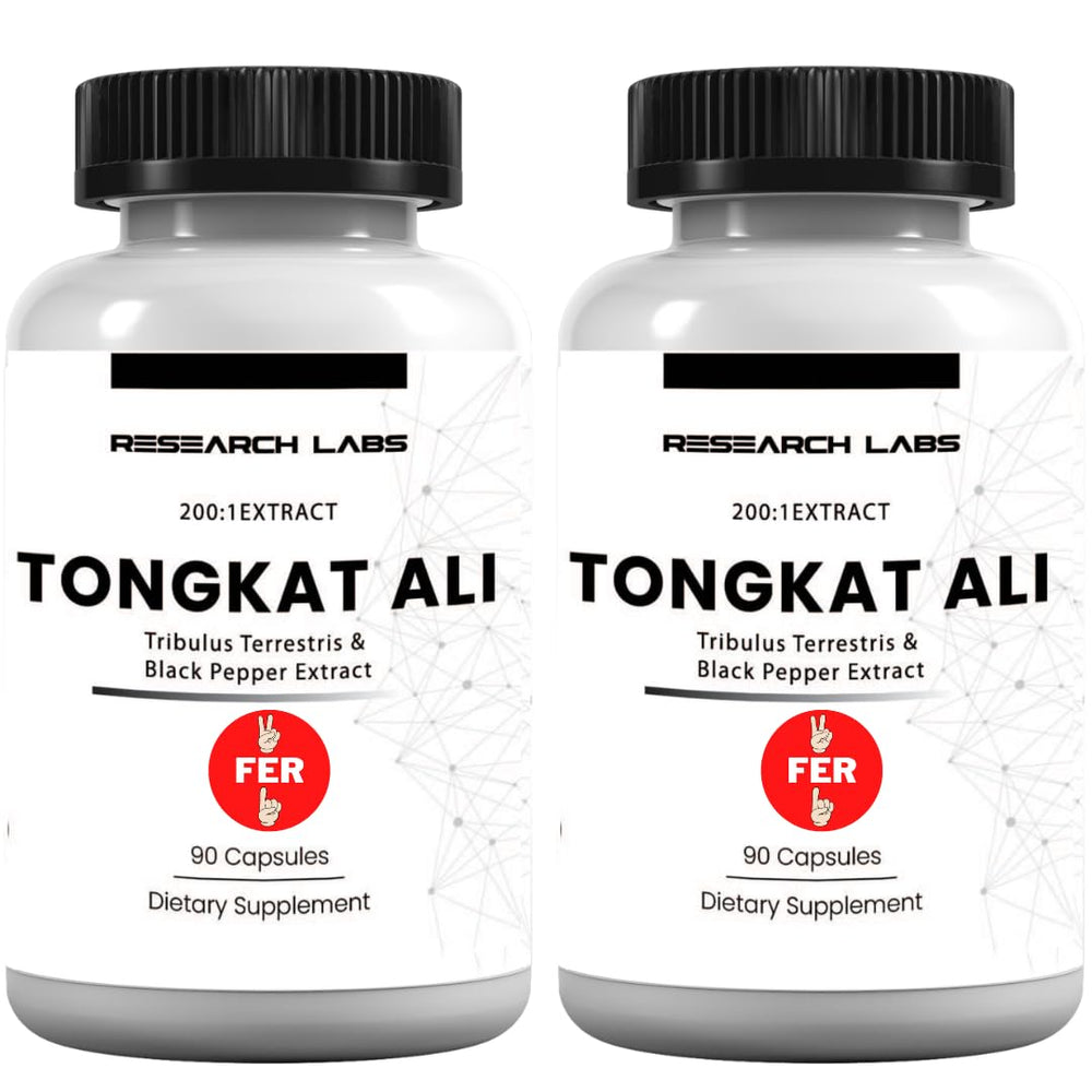 Research Labs Tongkat Ali 200x Strength capsules bottle